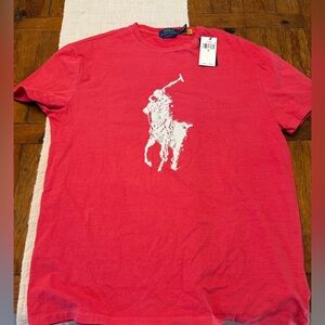 Polo by Ralph Lauren Vibrant Red Short Sleeve Tee